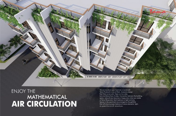 TAMA PROSHANTI FLAT FOR SALE @ 1575 SFT CORNER PLOT