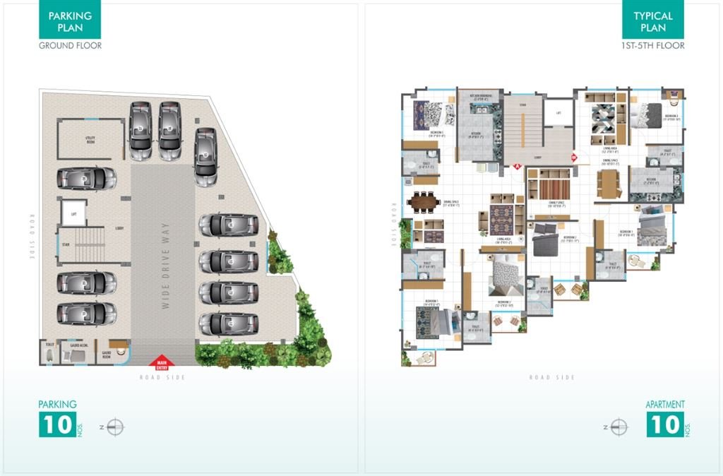 TAMA PROSHANTI CORNER PLOT FOR FLAT SALE @ 1425 SFT
