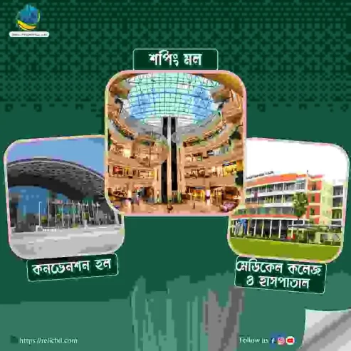 রেলিক সিটিতে আবাসিক প্লট বিক্রি চলছে 5 কাঠা ।