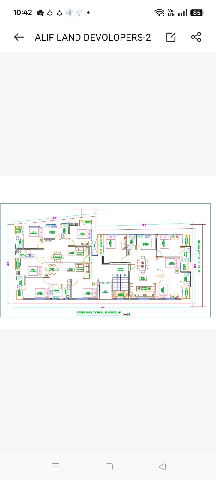 ON GOING FLAT @ 1600 SFT FOR SALE # BOSILA CITY GARDEN