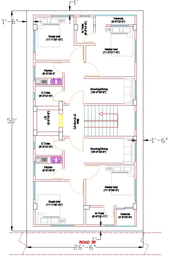 ৬৮৮/৮১০ বর্গফুট ফ্ল্যাট বিক্রি @ লোন সুবিধা সহ