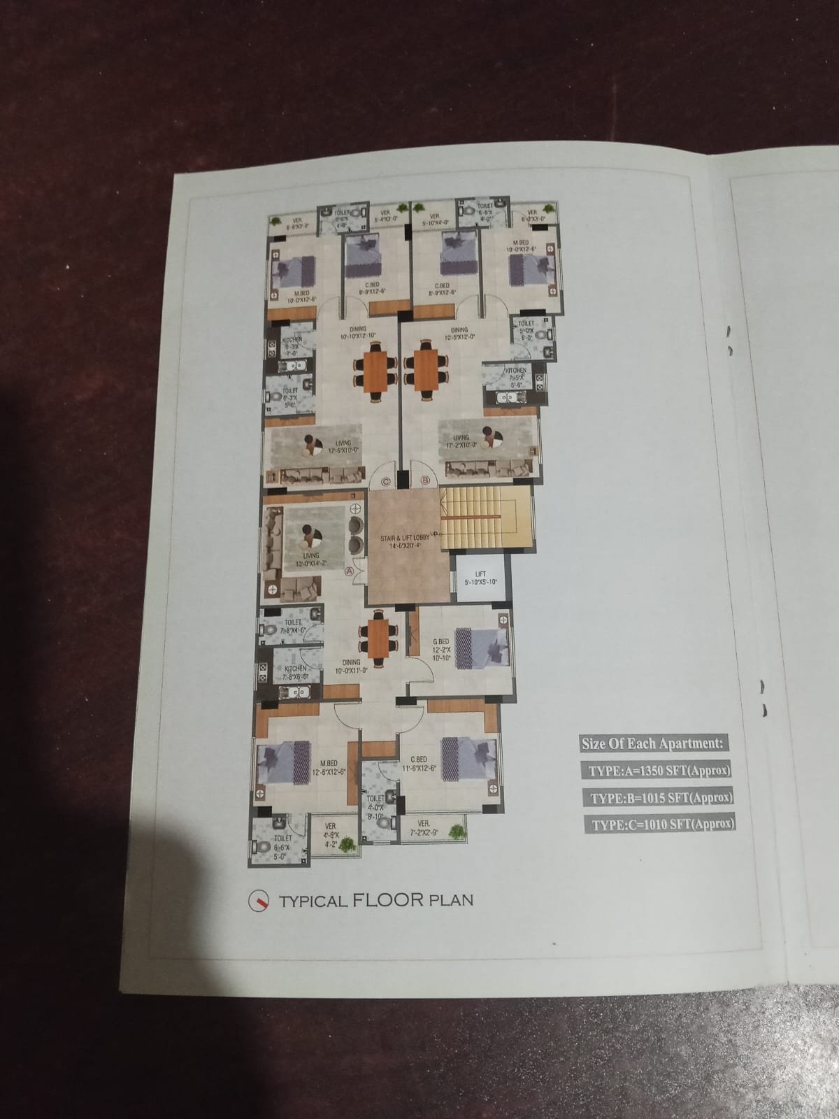 READY FLAT FOR SALE @ 1350 SFT WEST DHANMONDI R/A.
