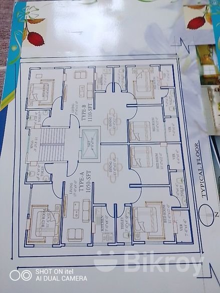 READY FLAT @ 1050 SFT DHAKA UDDAN.6 MONTH USED.