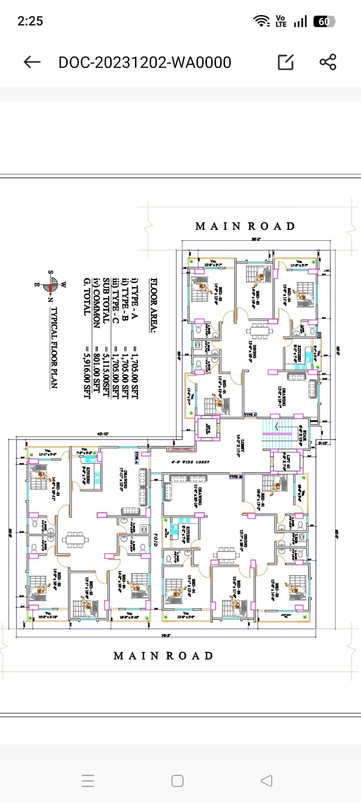 দক্ষিণমুখী লেক ভিউ @ 2000 বর্গফুট ফ্ল্যাট বিক্রি 40 ফুট এভিনিউ রোড