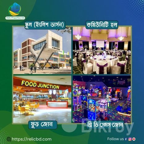 বসিলা ব্রিজ সংলগ্ন ঘাটার চর লাবনী পয়েন্টে রিভার ভিউ প্রজেক্টে বর্গফুট ফ্লাট বিক্রি