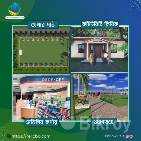 বসিলা ব্রিজ সংলগ্ন ঘাটার চর লাবনী পয়েন্টে রিভার ভিউ প্রজেক্টে বর্গফুট ফ্লাট বিক্রি